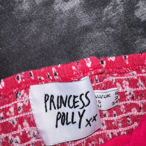 Princess Polly Carly Set in Red Size 2 - Picture 12 of 15